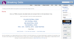 Desktop Screenshot of breakingodds.com